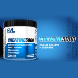 Creatine 5000 – 300 g (60 doses) Elite Nutrition Maroc
