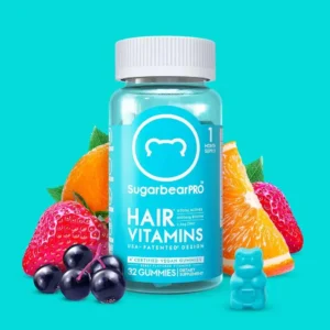 Hair Vitamins 60 unités – Gummies cheveux Sugarbear® Pro Elite Nutrition Maroc