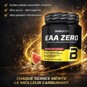 EAA Zero BioTechUSA 350 g – Acides Aminés Essentiels Sans Sucre