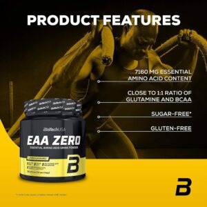 EAA Zero BioTechUSA 350 g – Acides Aminés Essentiels Sans Sucre