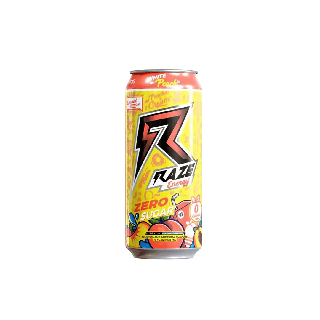 RAZE ENERGY PEACH 1 UNITE x 473ML RAZE ENERGY